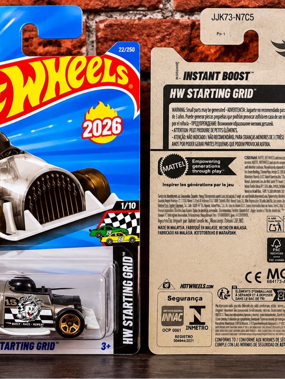 Hot Wheels HW Starting Grid Toy Car - Black & Gold